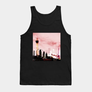 London cityscape buildings Tank Top